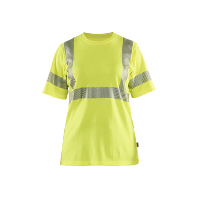 Blaklader 35022537 Womens Hi-Vis T-Shirt Hi-Vis Yellow Main #colour_hi-vis-yellow