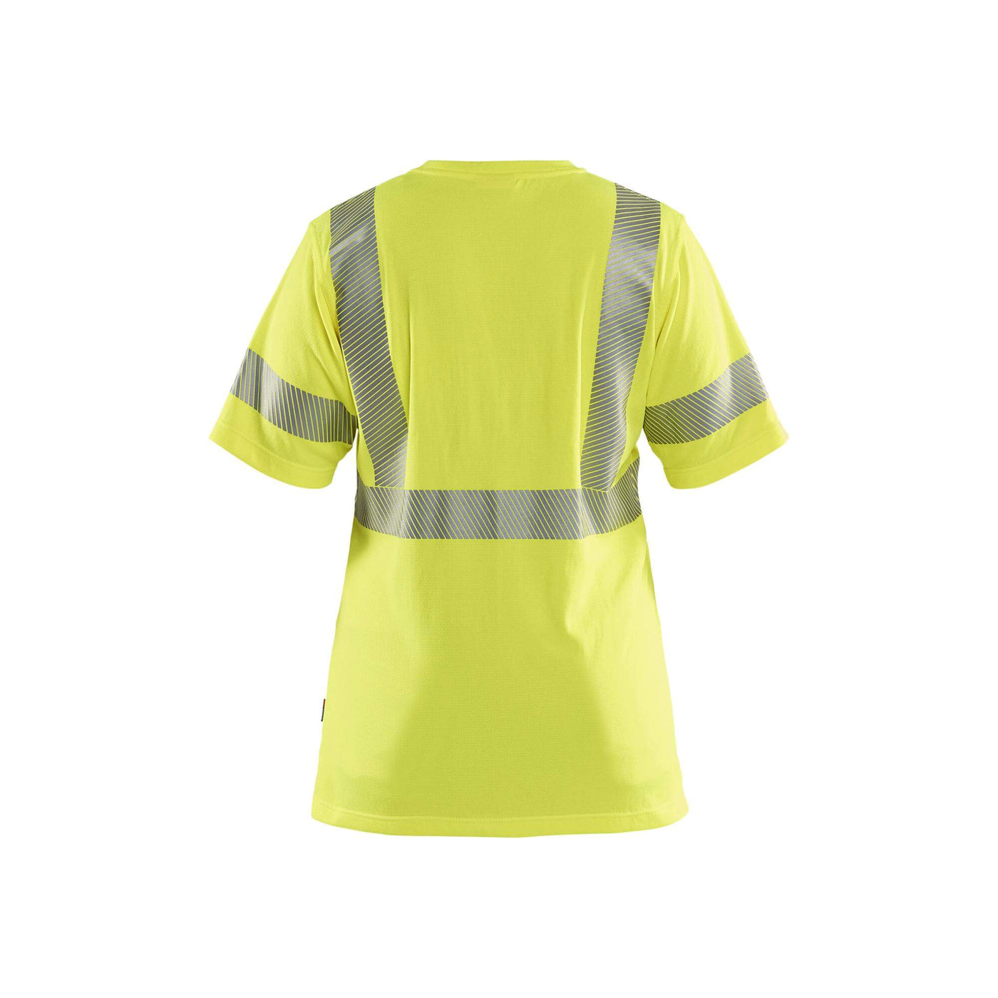 Blaklader 35022537 Womens Hi-Vis T-Shirt Hi-Vis Yellow Rear #colour_hi-vis-yellow