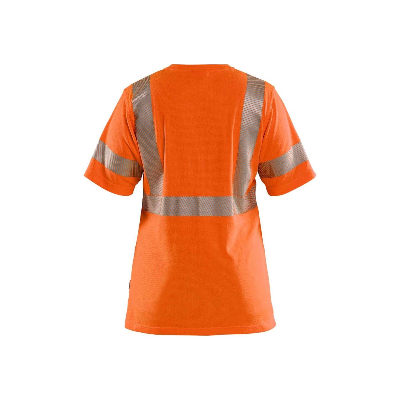 Blaklader 35022537 Womens Hi-Vis T-Shirt Orange Rear #colour_orange