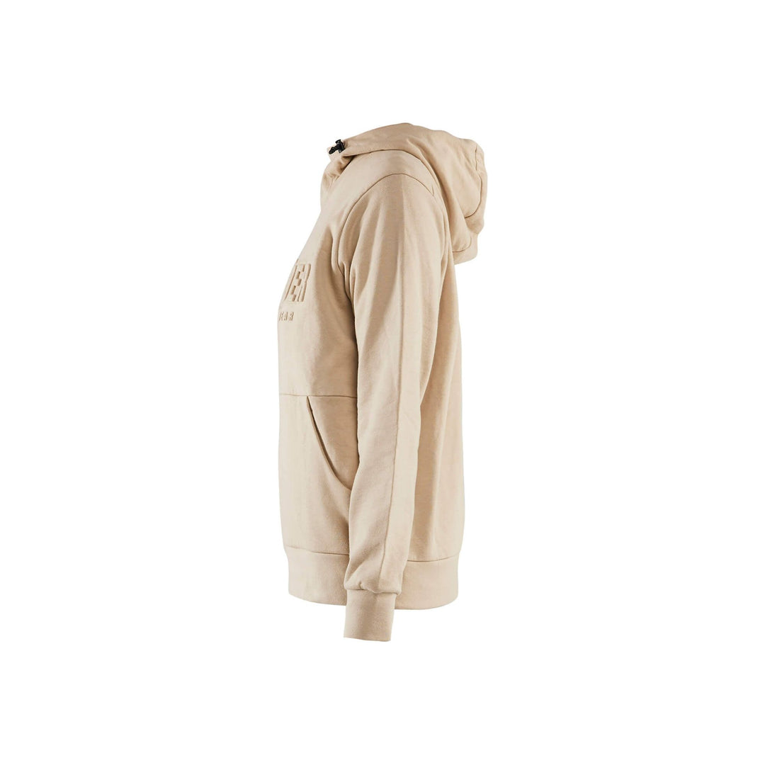 Blaklader 35601158 Womens Hoodie 3D Warm Beige Left #colour_warm-beige