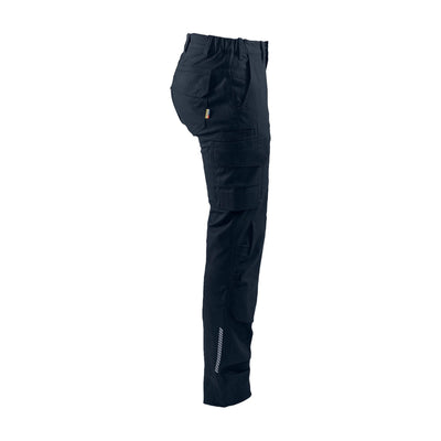 Blaklader 71061344 Womens Industry Trousers Stretch Dark Navy Blue Right #colour_dark-navy-blue