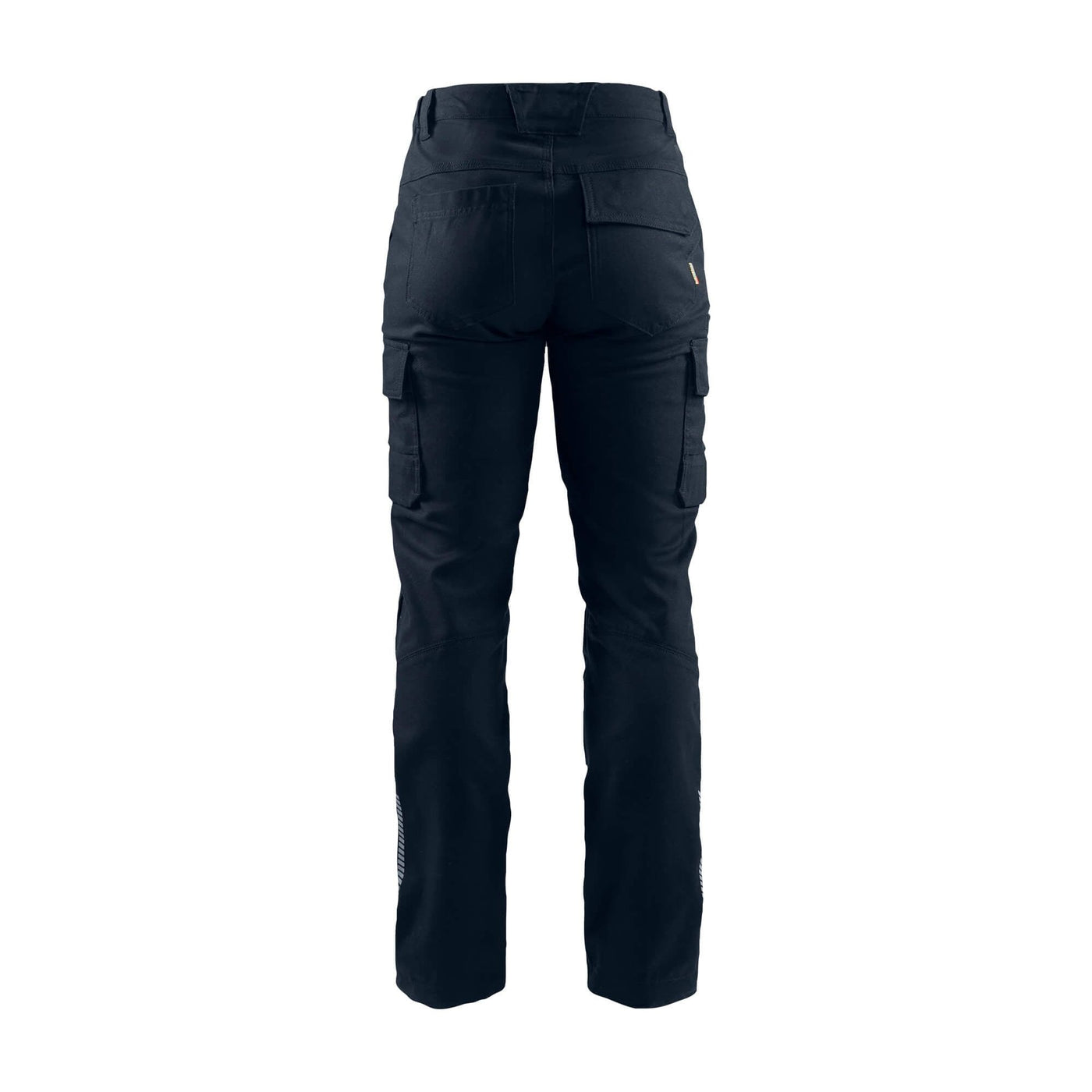 Blaklader 71061344 Womens Industry Trousers Stretch Dark Navy Blue Rear #colour_dark-navy-blue