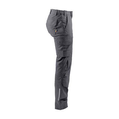 Blaklader 71061344 Womens Industry Trousers Stretch Mid Grey Right #colour_mid-grey