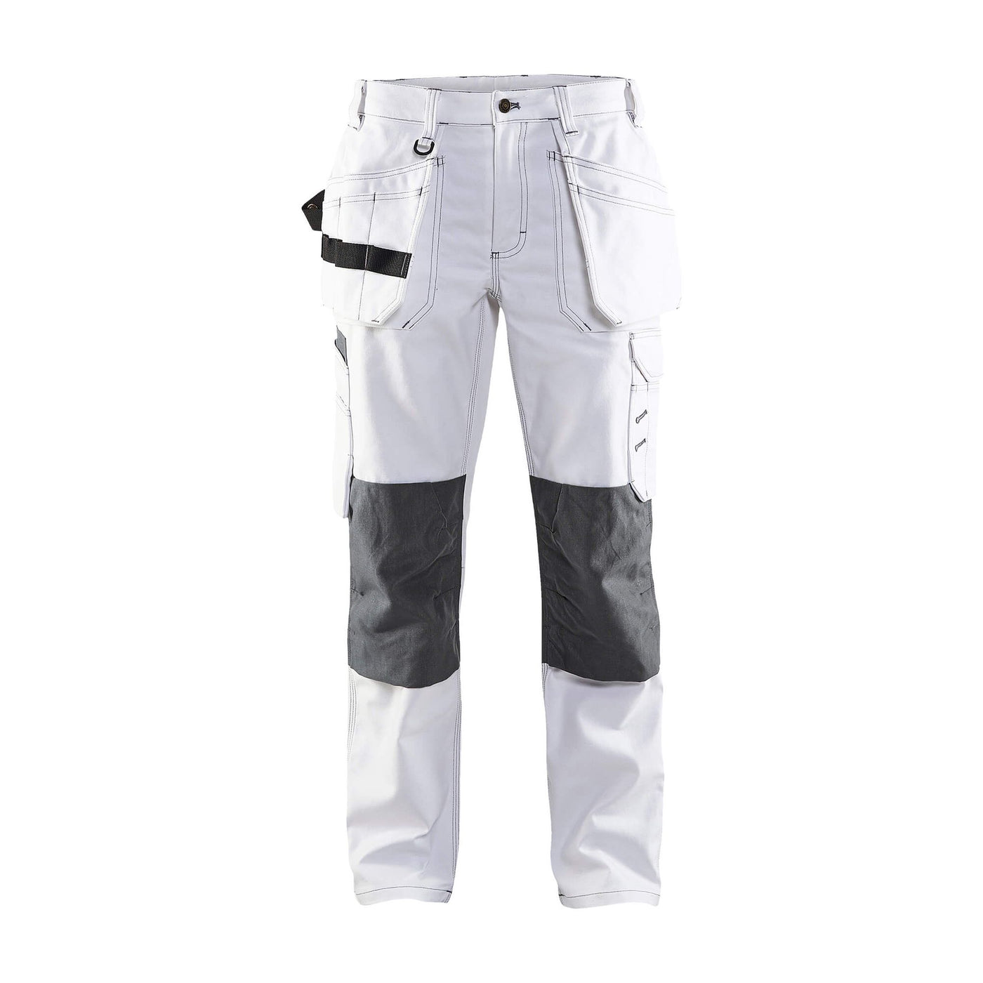 Blaklader 71311210 Womens Painter Trousers White/Dark Grey Main #colour_white-dark-grey