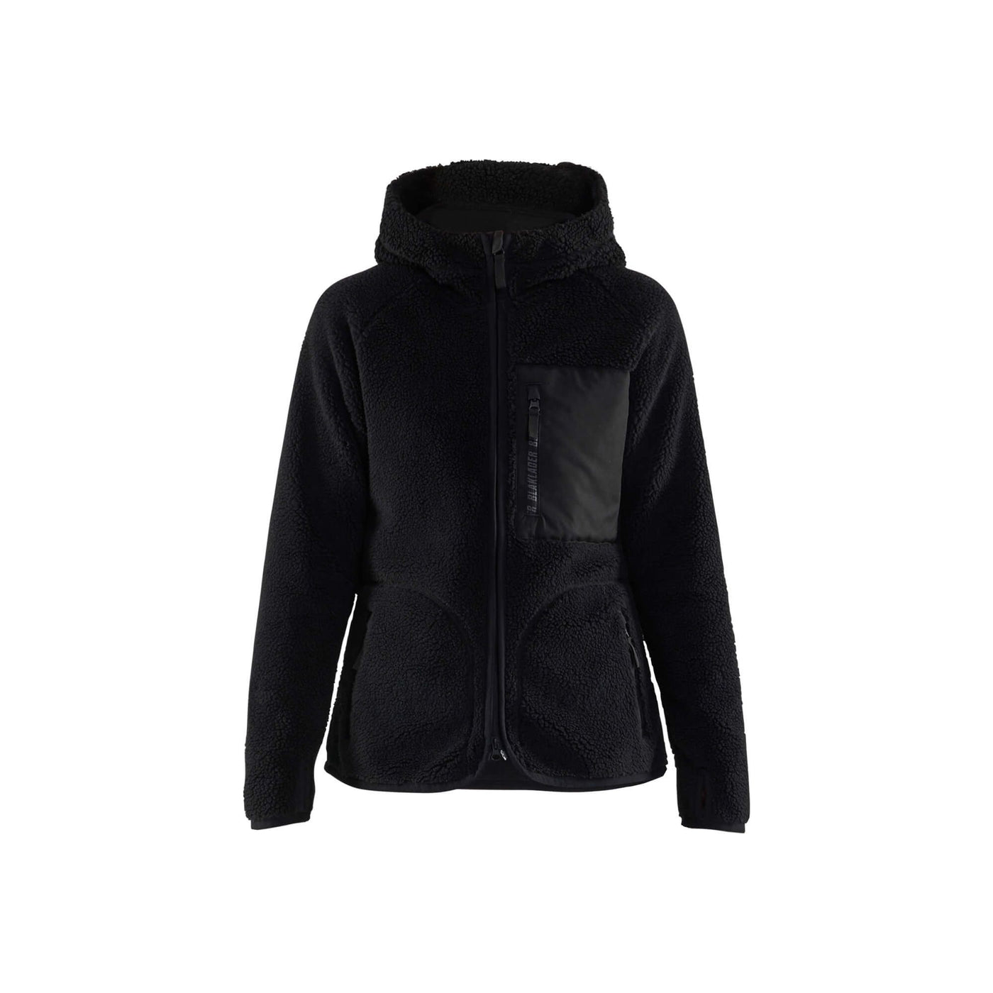 Blaklader 47272955 Womens Pile Jacket Black Main #colour_black