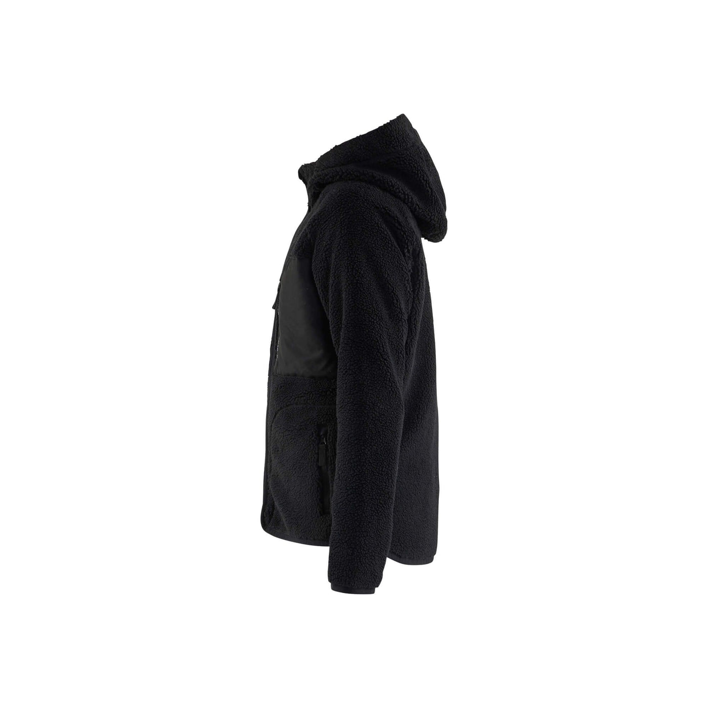 Blaklader 47272955 Womens Pile Jacket Black Left #colour_black