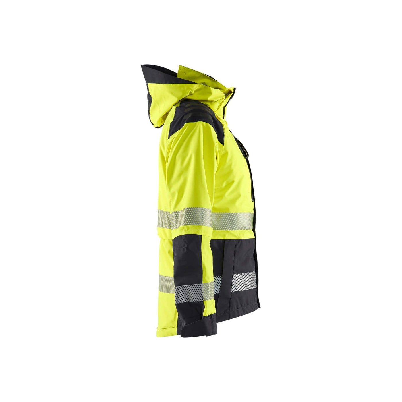 Blaklader 44361987 Womens Shell Jacket Hi-Vis Yellow/Black Right #colour_yellow-black