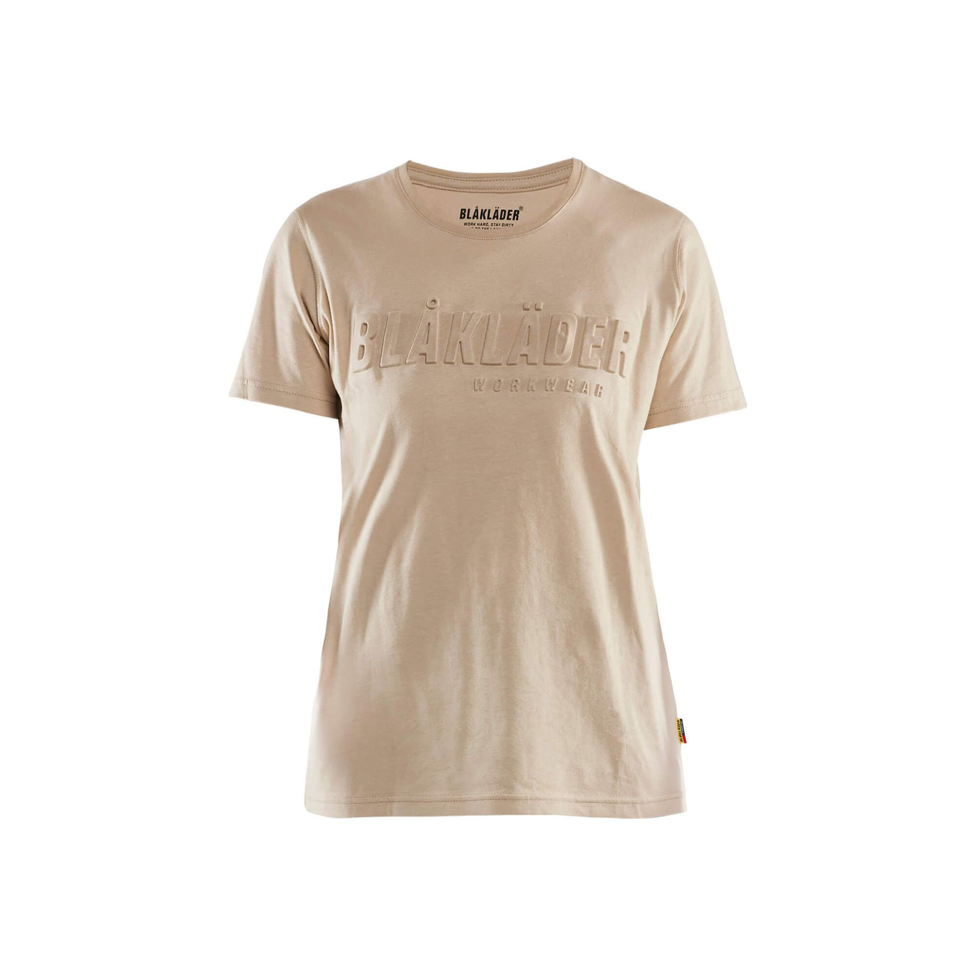 Blaklader 34311042 Womens T-Shirt 3D Warm Beige Main #colour_warm-beige