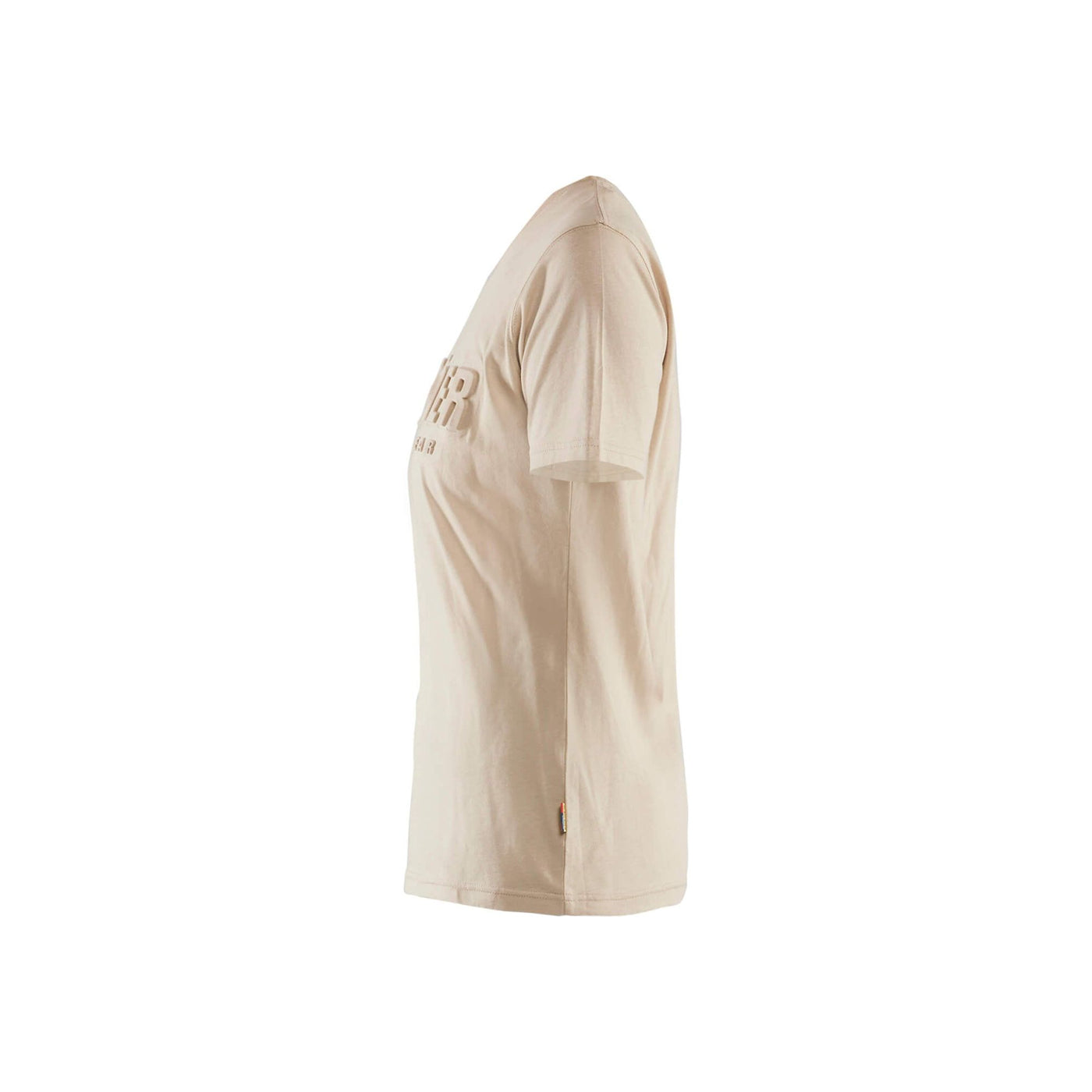 Blaklader 34311042 Womens T-Shirt 3D Warm Beige Left #colour_warm-beige