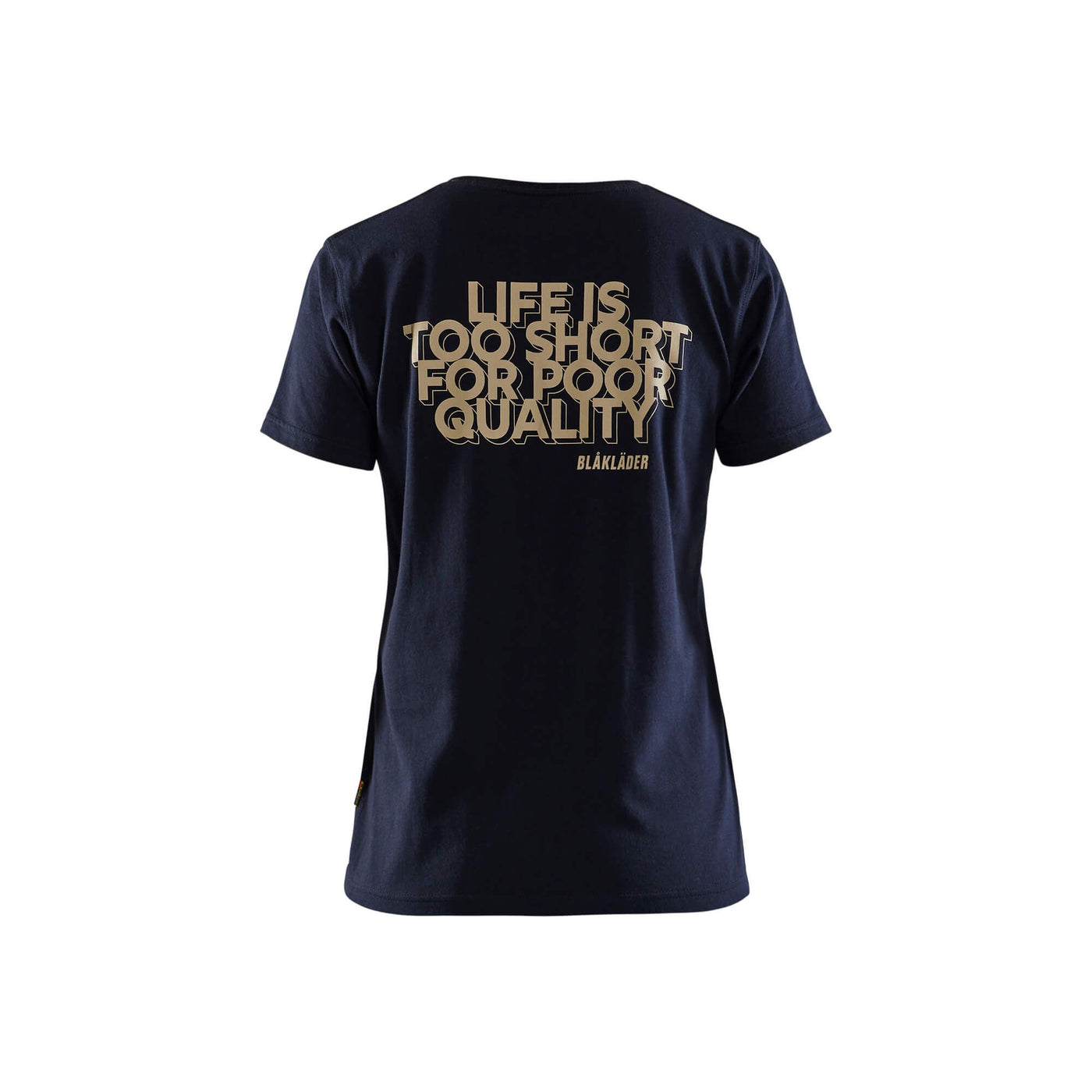 Blaklader 94121042 Womens T-Shirt Limited Edition Dark Navy Blue Rear #colour_dark-navy-blue