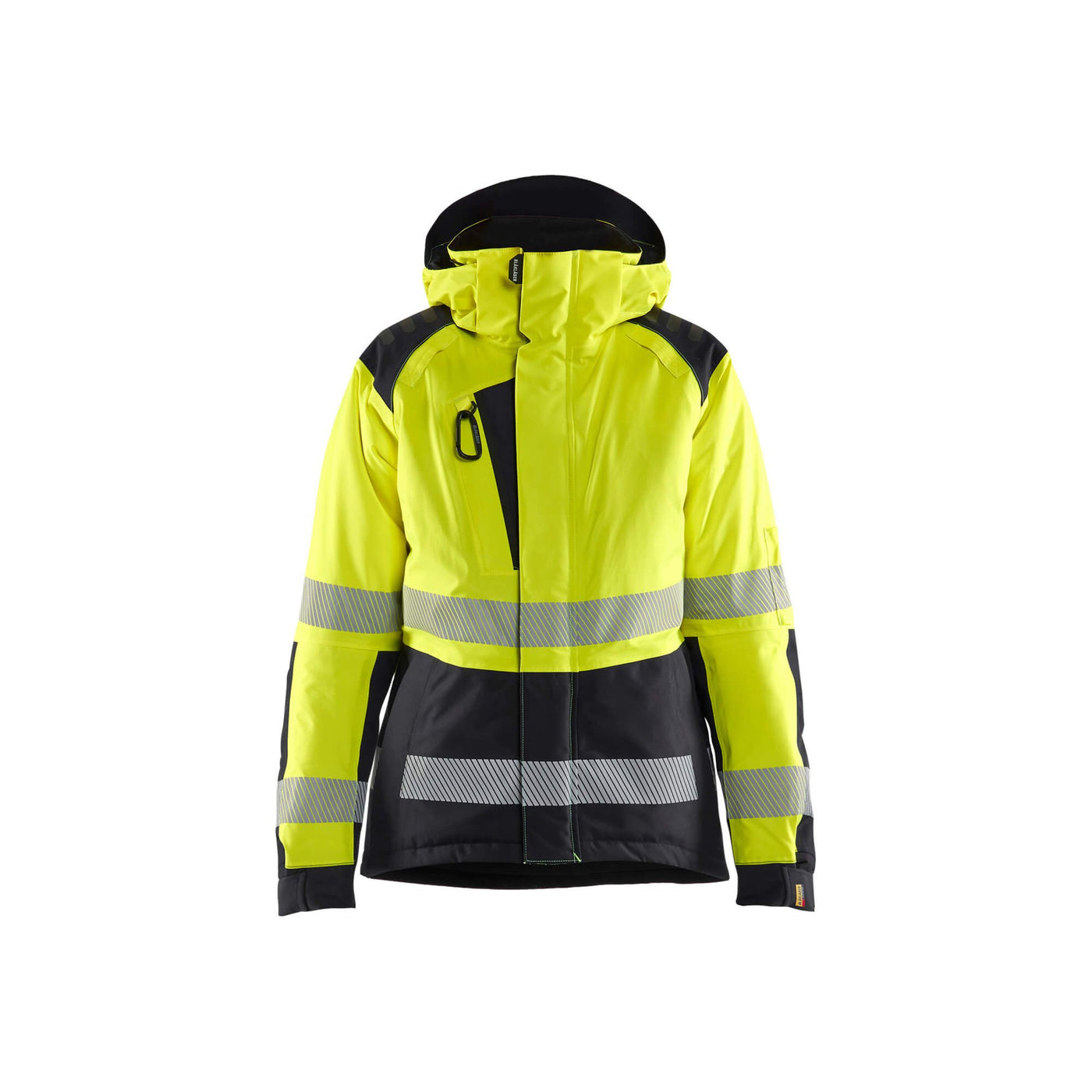 Blaklader 44561987 Womens Winter Jacket Hi-Vis Yellow/Black Main #colour_yellow-black