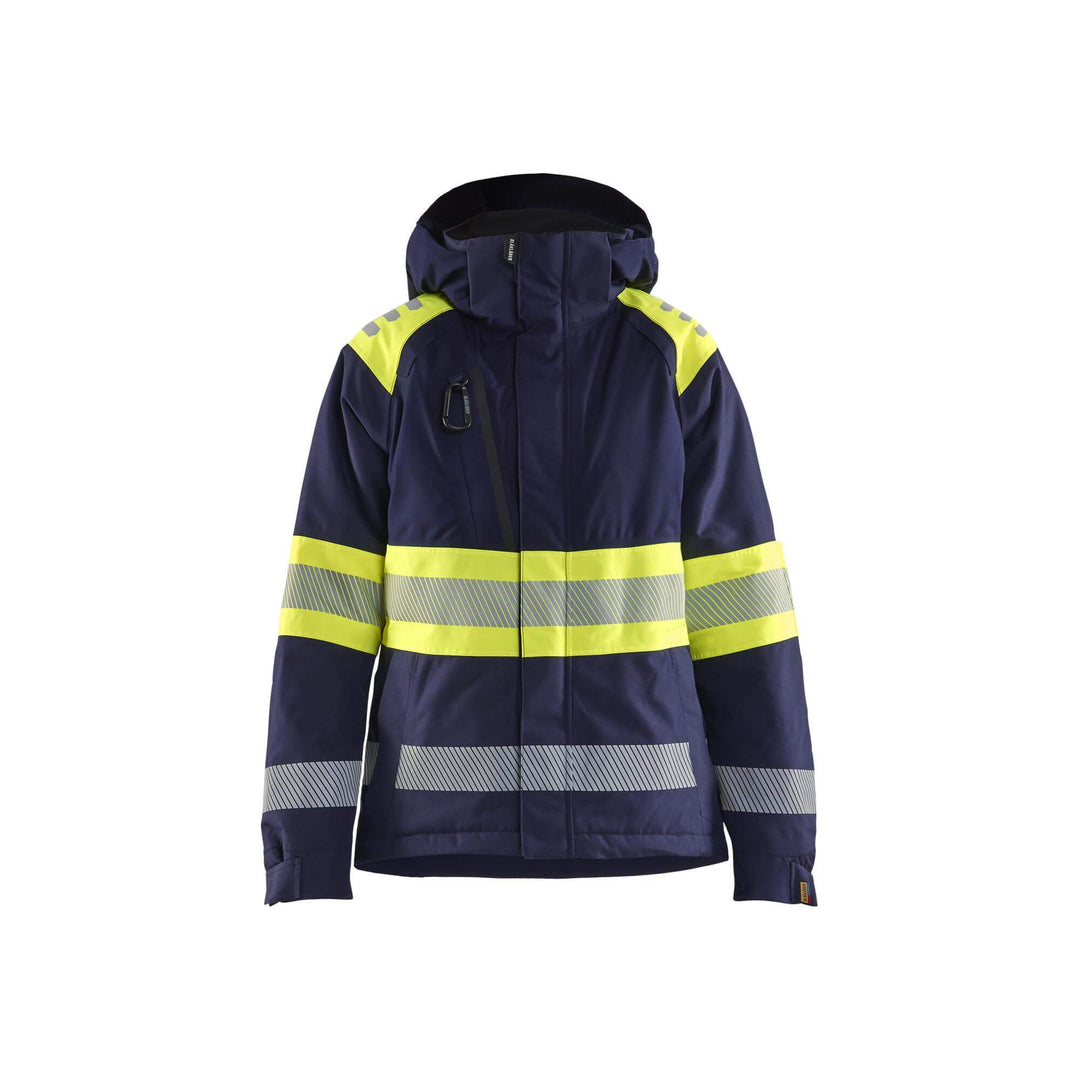 Blaklader 44701977 Womens Winter Jacket Hi-Vis Navy Blue/Hi-Vis Yellow Main