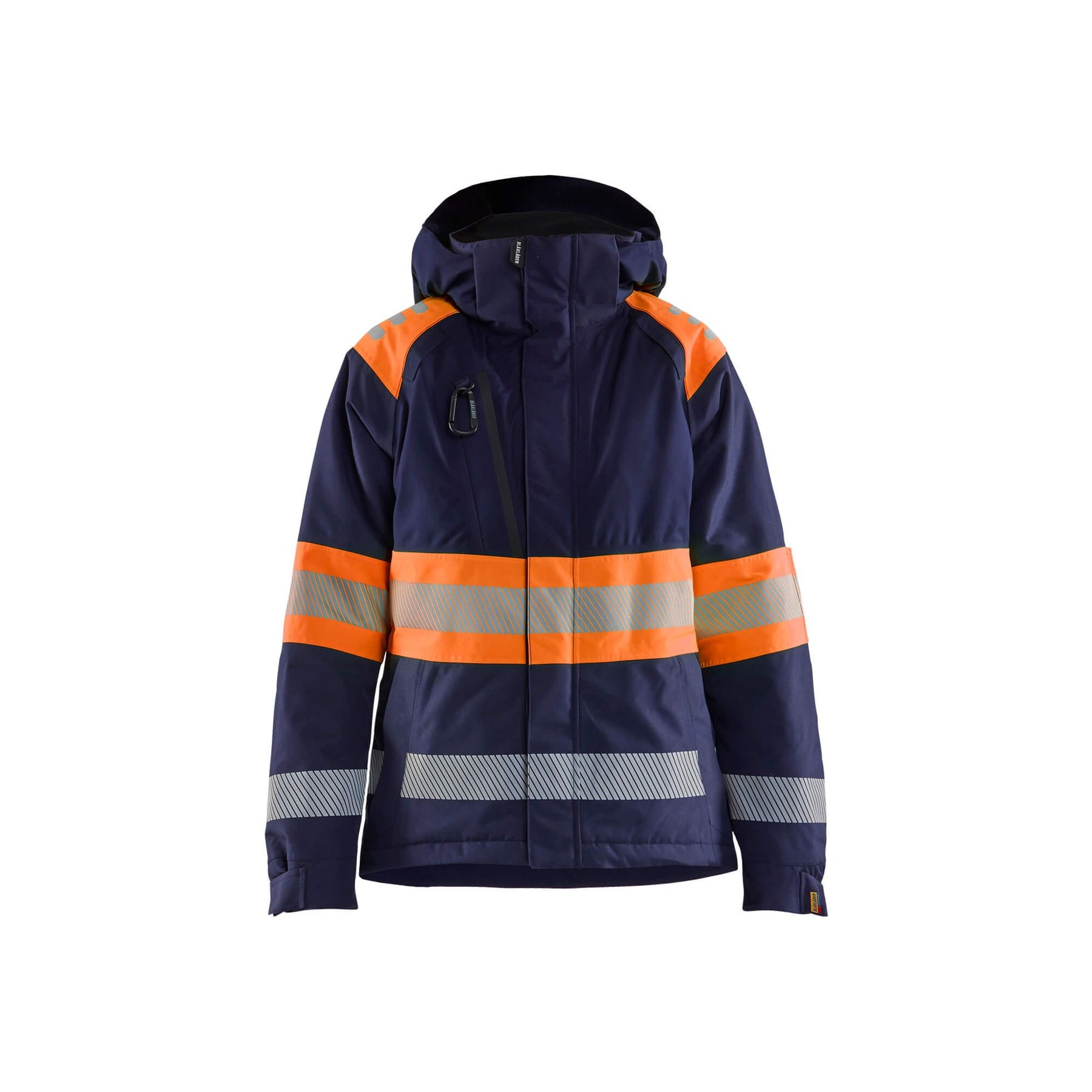 Blaklader 44701977 Womens Winter Jacket Hi-Vis Navy Blue/Orange Main