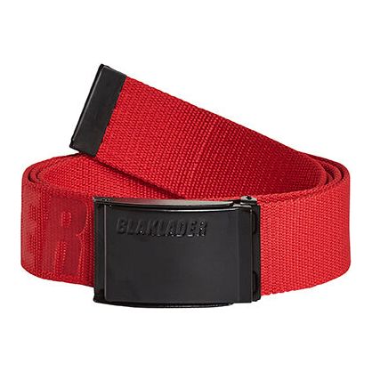 Blaklader 40340000 Work Belt Adjustable Red Main #colour_red