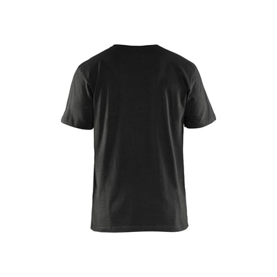 Blaklader 35251042 Work Cotton T-Shirt Black Rear #colour_black