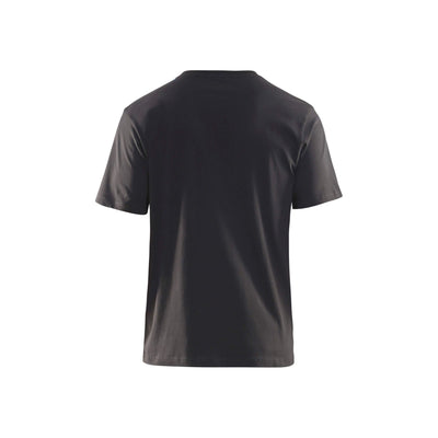 Blaklader 35251042 Work Cotton T-Shirt Dark Grey Rear #colour_dark-grey