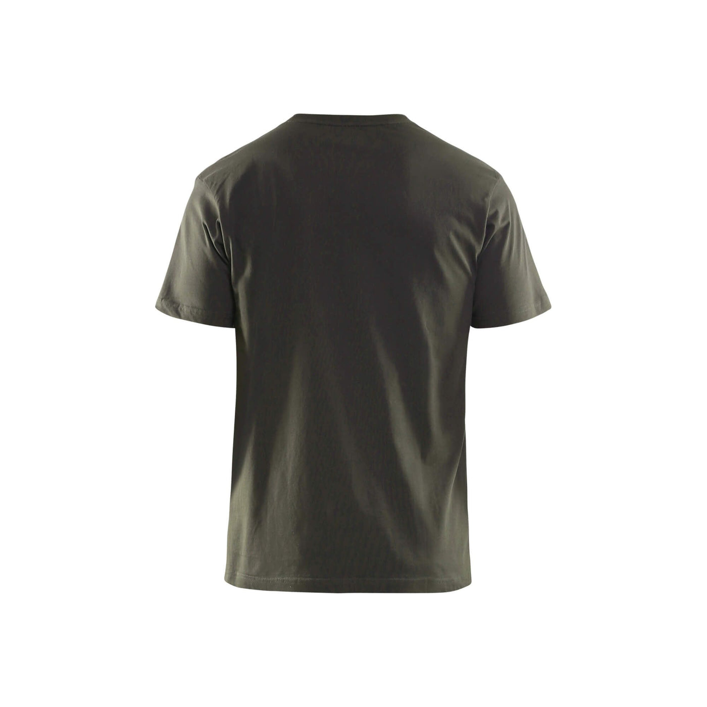 Blaklader 35251042 Work Cotton T-Shirt Dark Olive Green Rear #colour_dark-olive-green