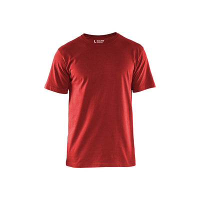 Blaklader 35251042 Work Cotton T-Shirt Red Main #colour_red