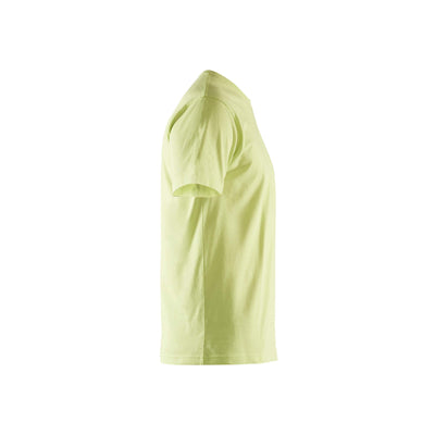 Blaklader 35251042 Work Cotton T-Shirt Lime Green Right #colour_lime-green