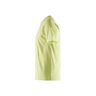 Blaklader 35251042 Work Cotton T-Shirt Lime Green Left #colour_lime-green