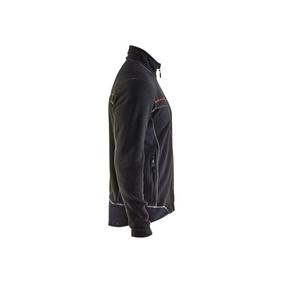 Blaklader 49971010 Work Fleece Jacket Black Right #colour_black