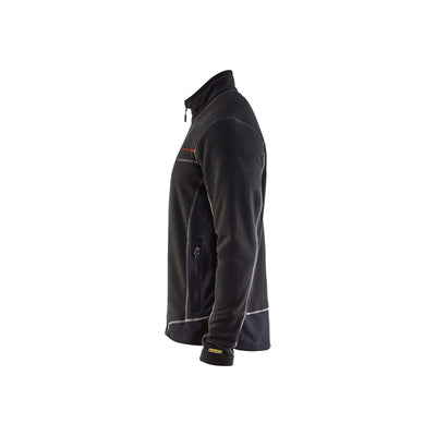Blaklader 49971010 Work Fleece Jacket Black Left #colour_black