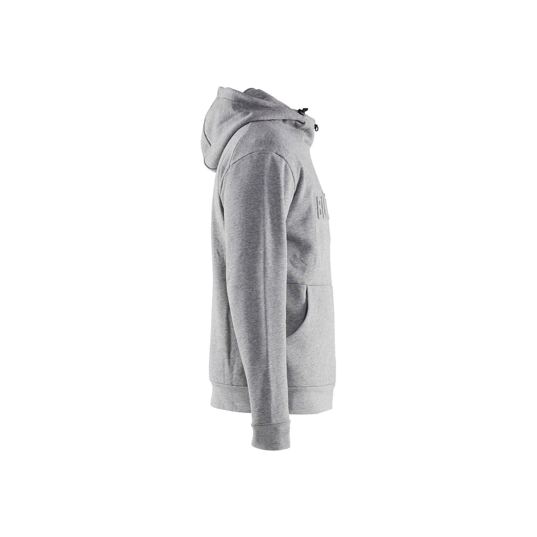 Blaklader 35301157 Work Hoodie 3D Grey Melange Right #colour_grey-melange