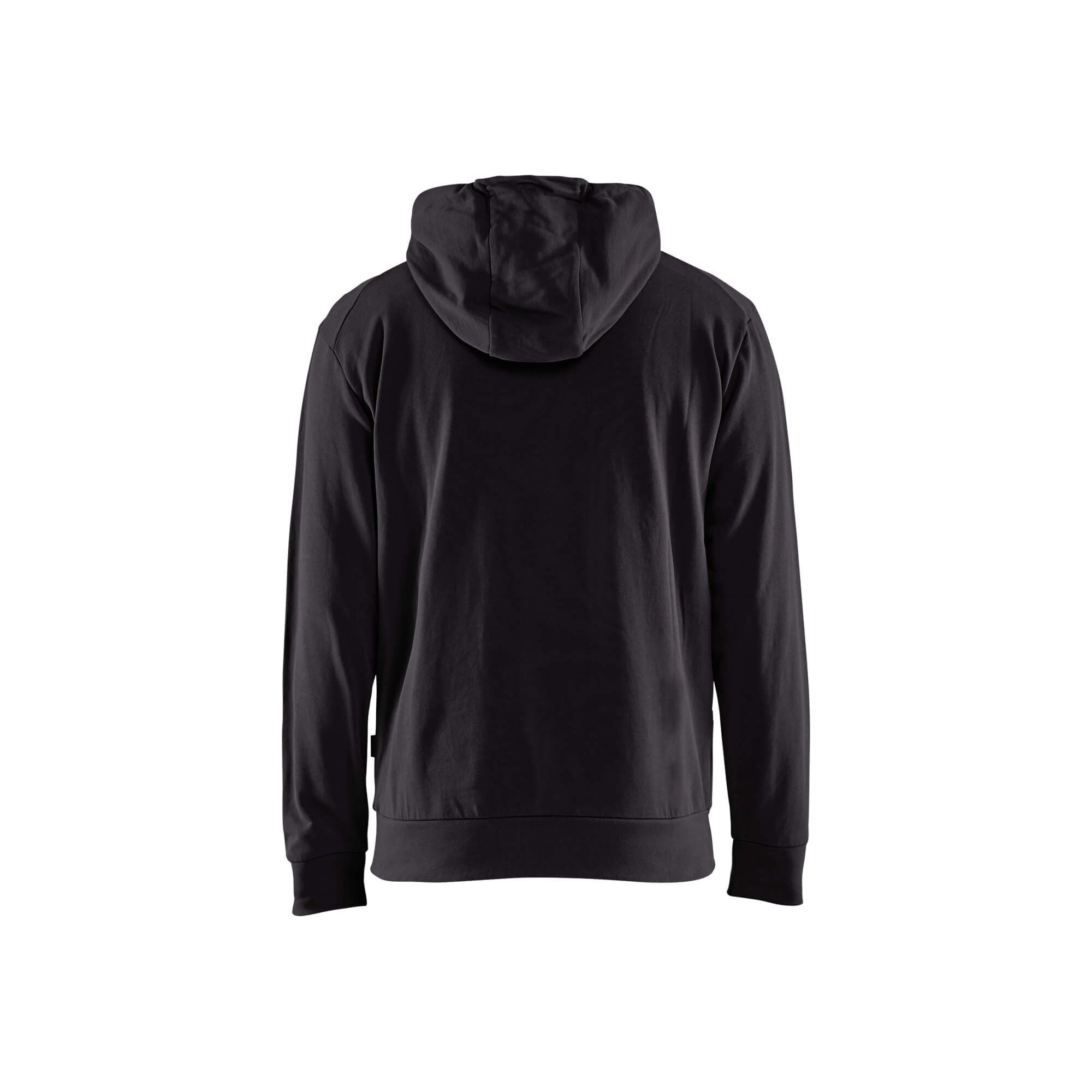 Blaklader 35301158 Work Hoodie 3D Black Rear #colour_black