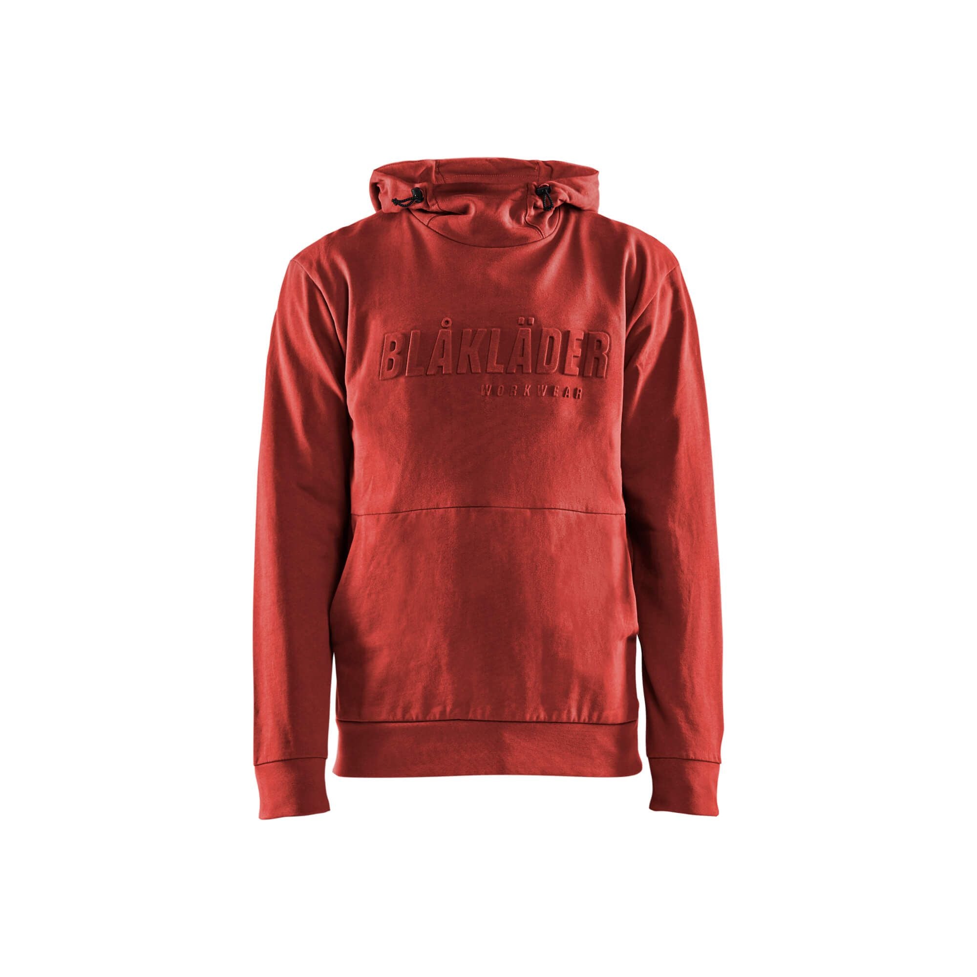 Blaklader 35301158 Work Hoodie 3D Burned Red Main #colour_burned-red