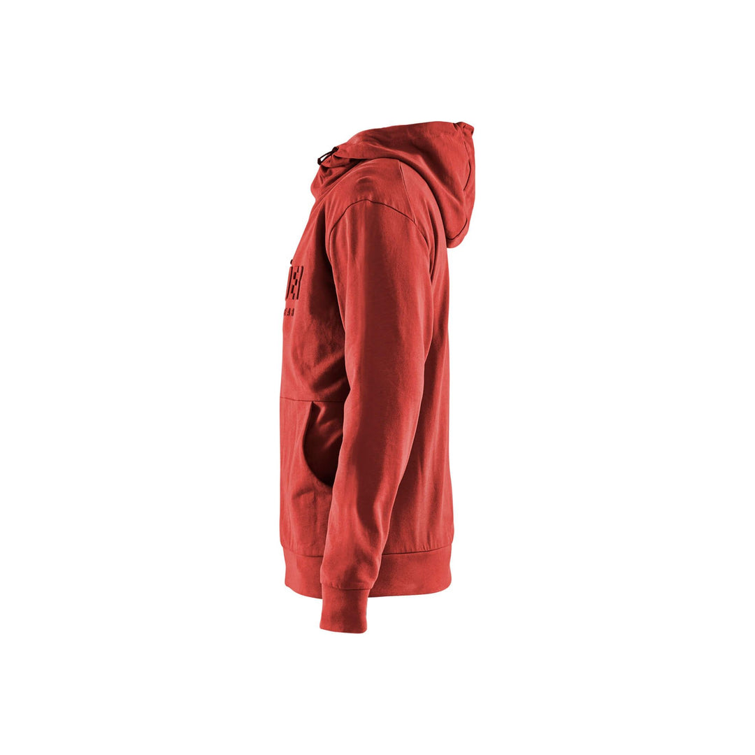 Blaklader 35301158 Work Hoodie 3D Burned Red Left #colour_burned-red