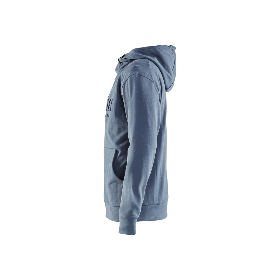 Blaklader 35301158 Work Hoodie 3D Numb Blue Left #colour_numb-blue