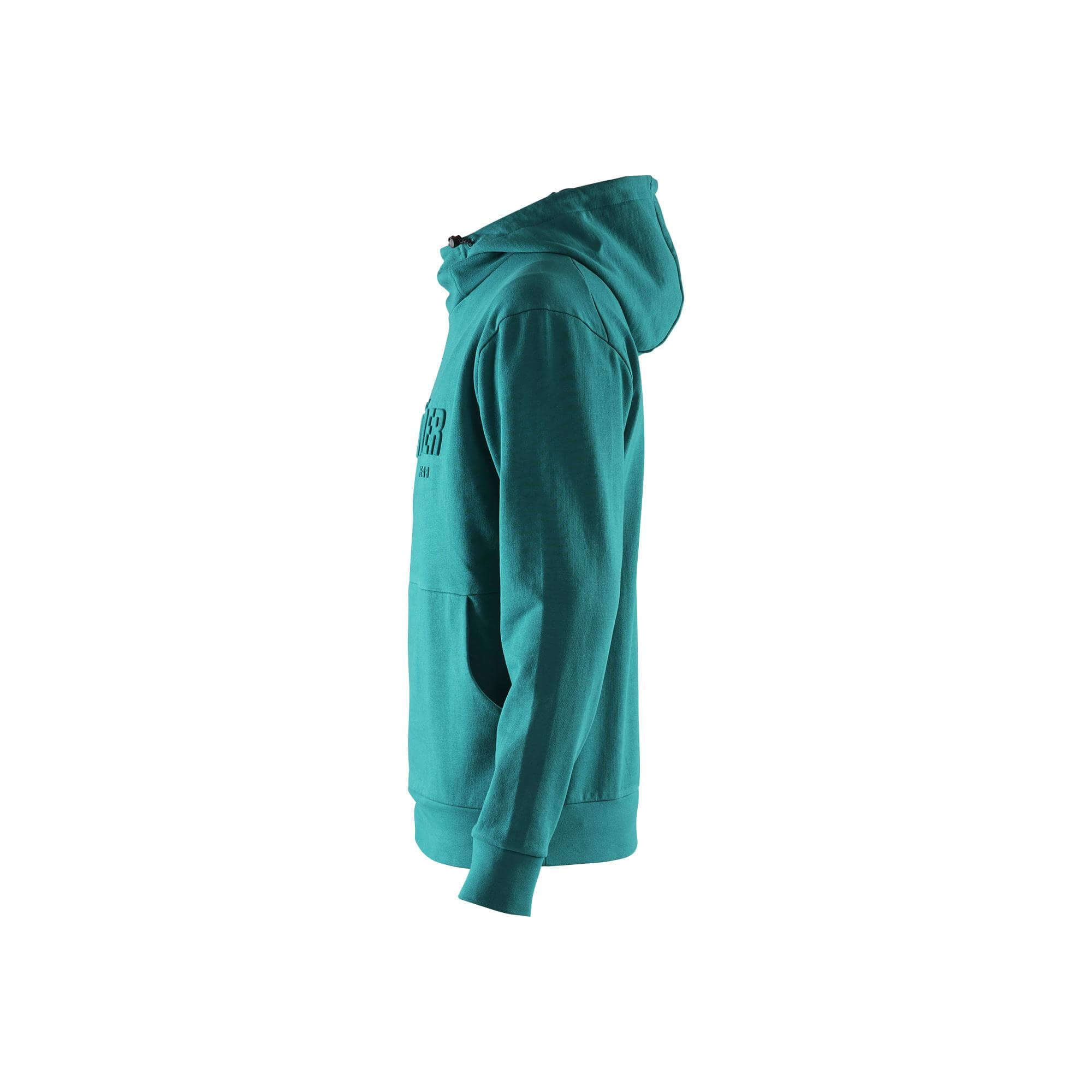 Blaklader 35301158 Hoodie 3D Teal Left #colour_teal