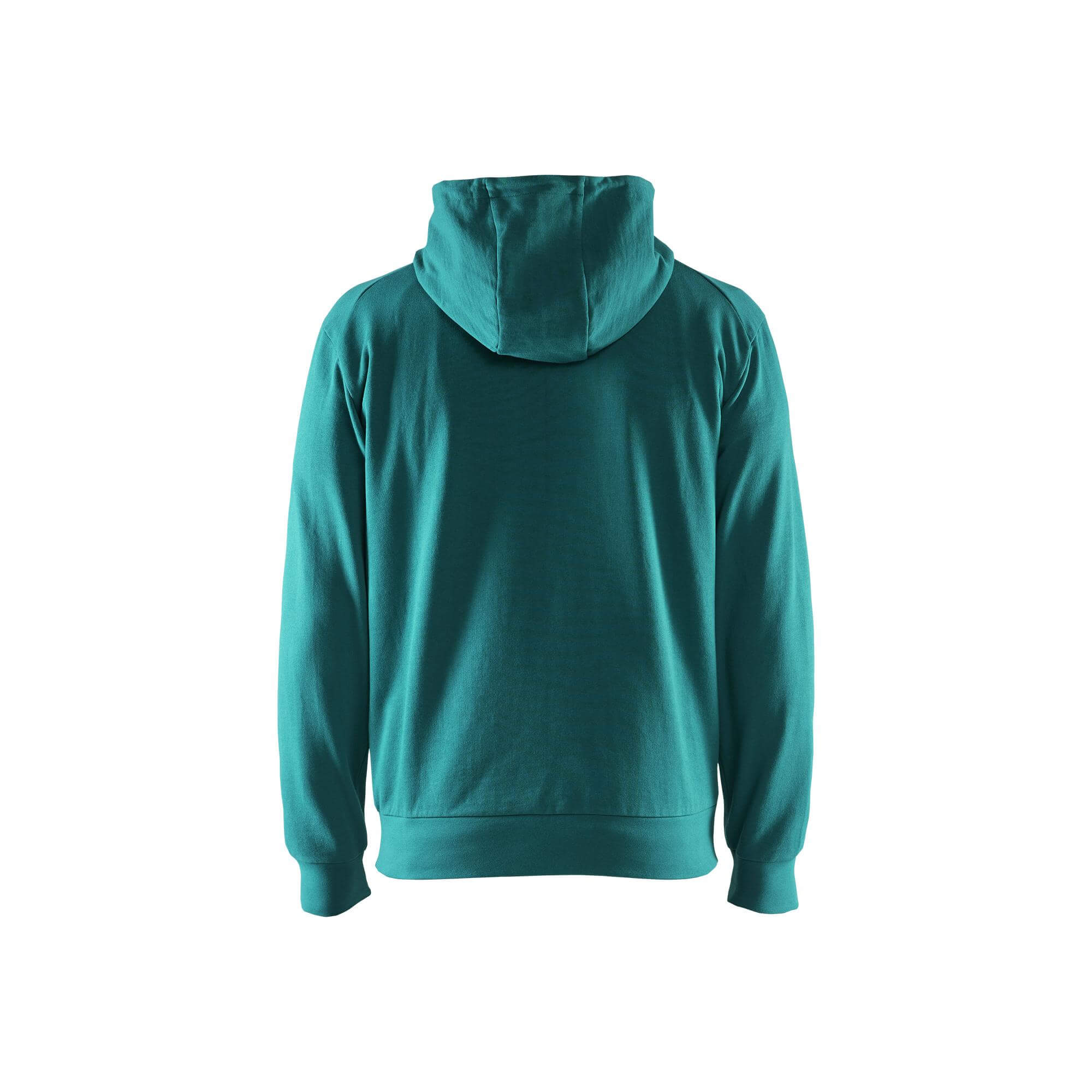 Blaklader 35301158 Hoodie 3D Teal Rear #colour_teal