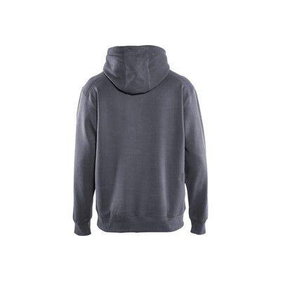 Blaklader 33961048 Work Hoodie Sweater Grey Rear #colour_grey