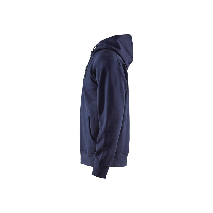 Blaklader 33961048 Work Hoodie Sweater Navy Blue Left #colour_navy-blue