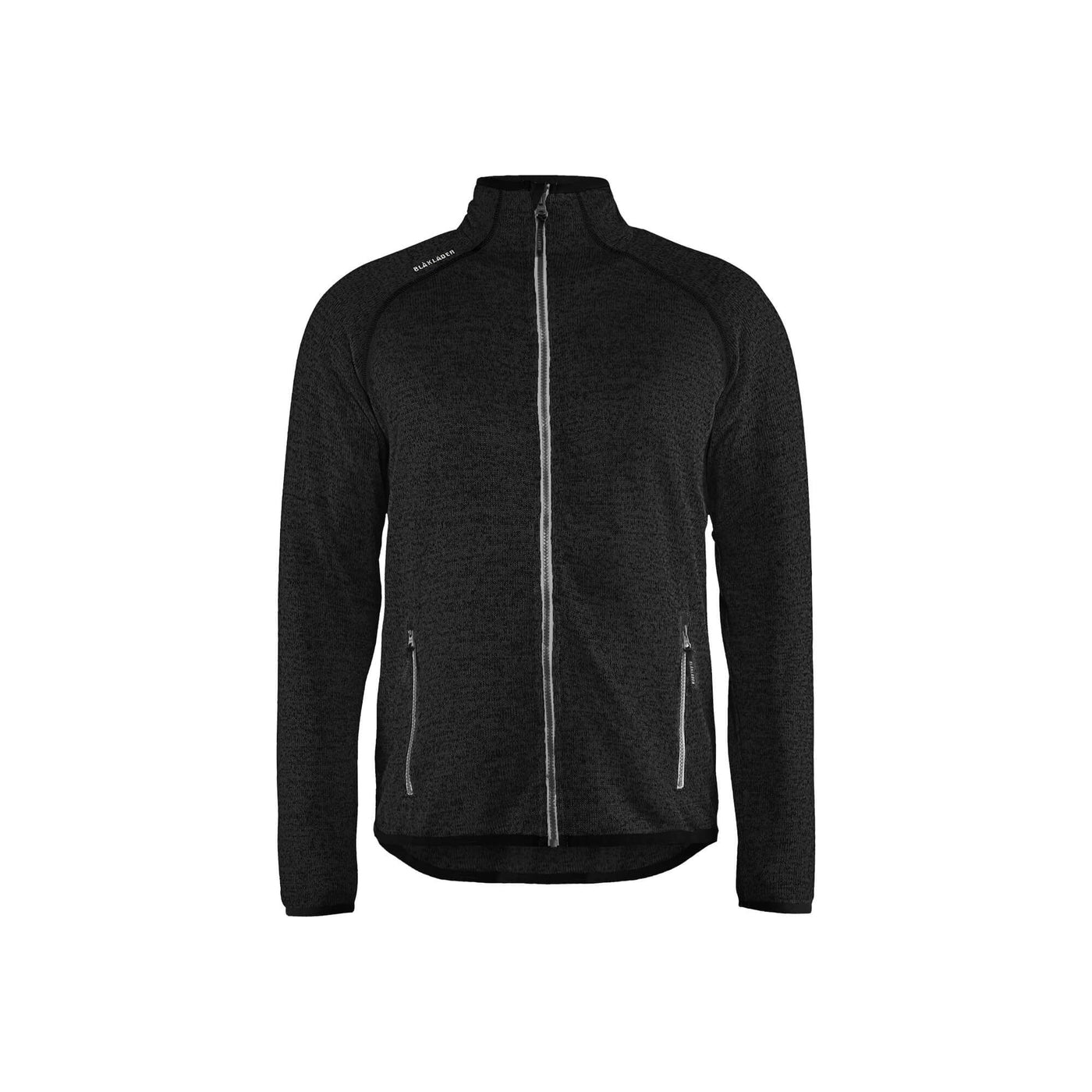 Blaklader 49422117 Work Knitted Jacket Antracit Grey/White Main #colour_antracit-grey-white
