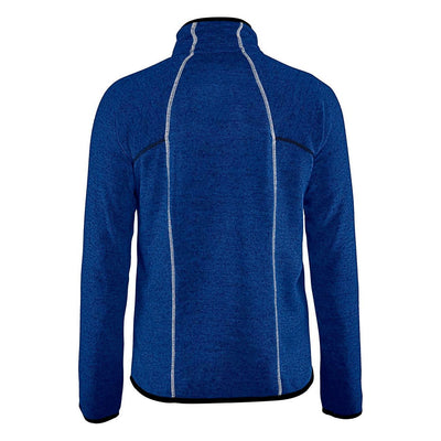 Blaklader 49422117 Work Knitted Jacket Cornflower Blue/White Rear #colour_cornflower-blue-white
