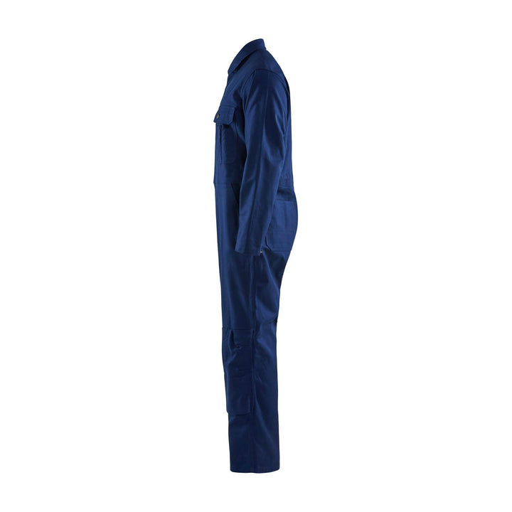 Blaklader 61511100 Work Overalls Knee-Protection Navy Blue Left #colour_navy-blue