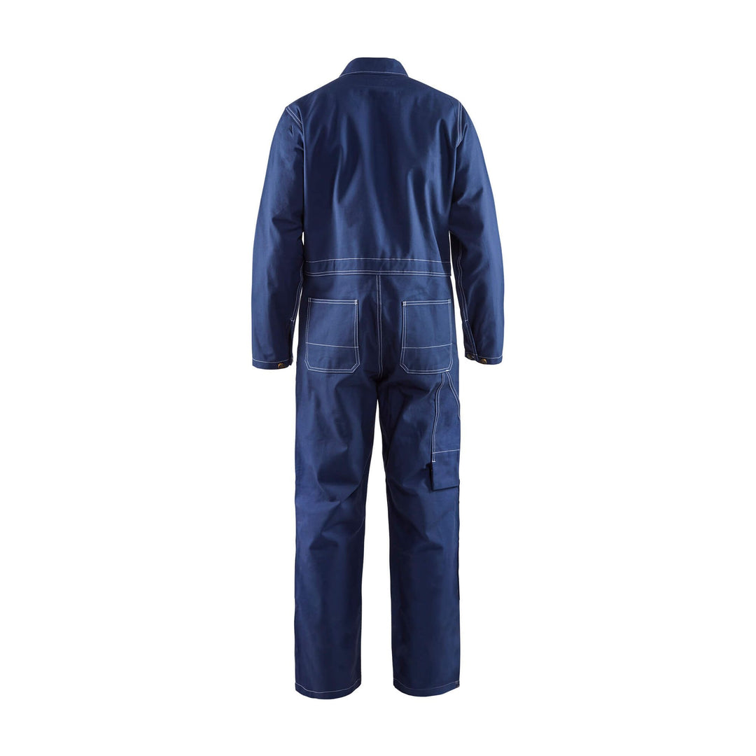 Blaklader 61511370 Work Overalls Knee-Protection Navy Blue Rear #colour_navy-blue