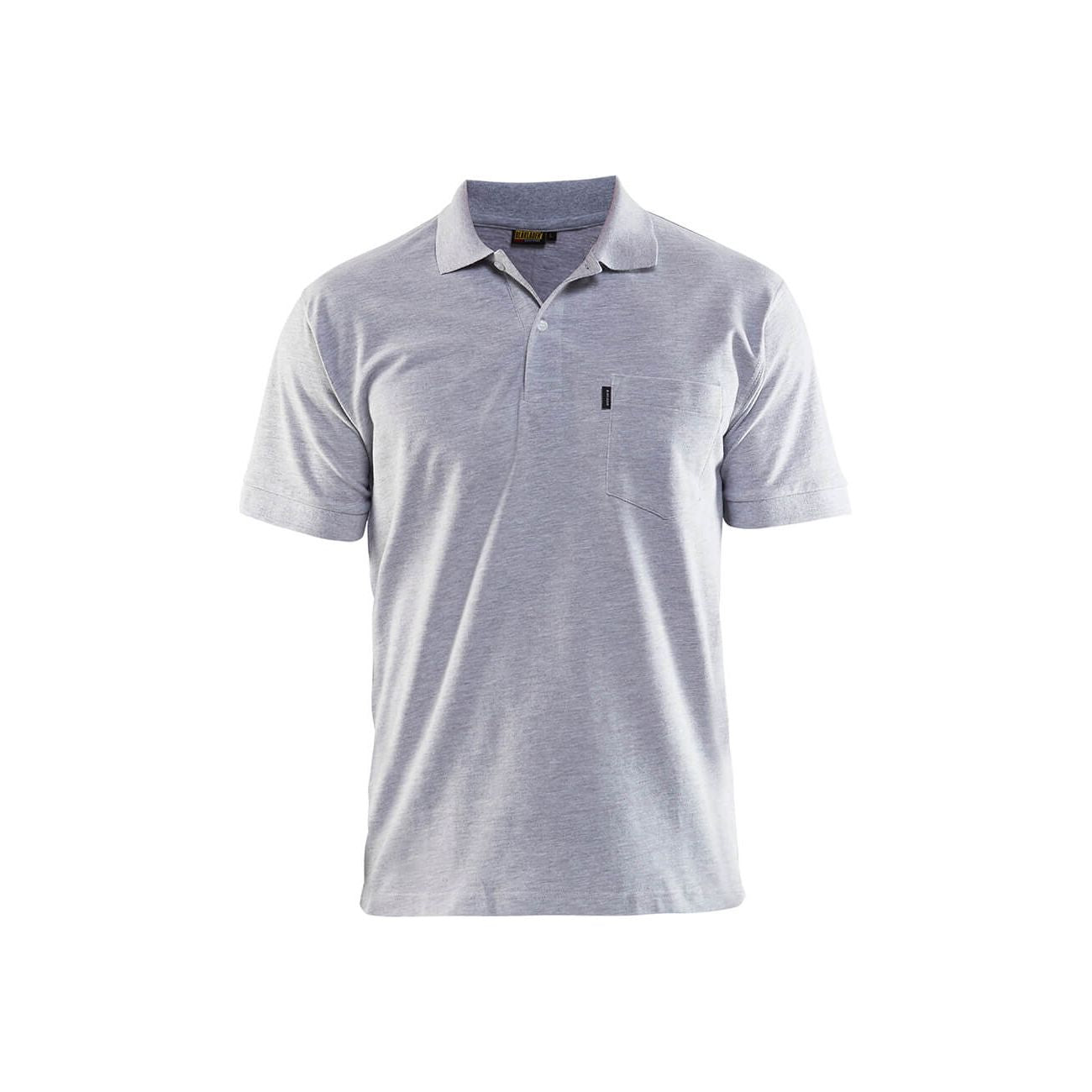 Blaklader 33051035 Work Polo Shirt Grey Melange Main #colour_grey-melange