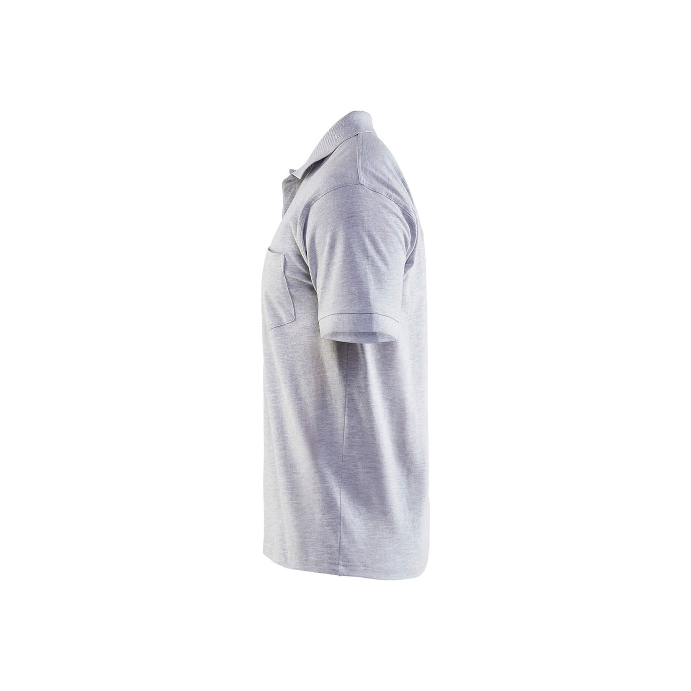 Blaklader 33051035 Work Polo Shirt Grey Melange Left #colour_grey-melange