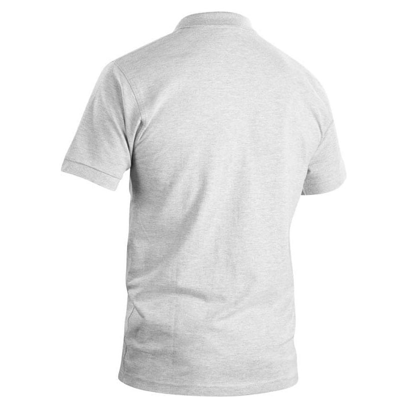 Blaklader 33051035 Work Polo Shirt Grey Melange Rear #colour_grey-melange