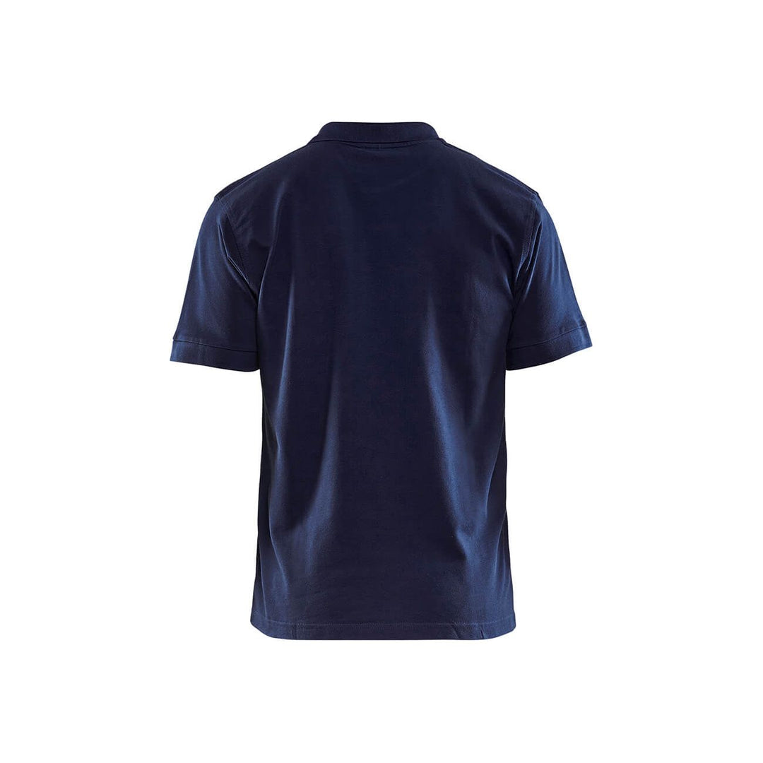 Blaklader 33051035 Work Polo Shirt Navy Blue Rear #colour_navy-blue