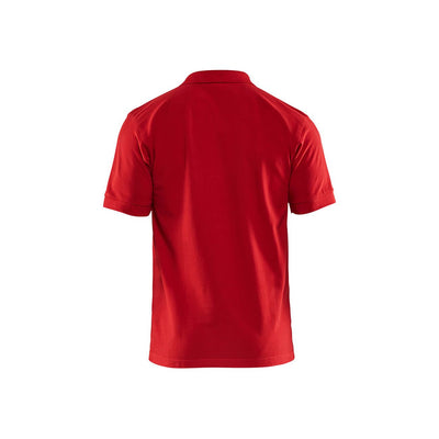 Blaklader 33051035 Work Polo Shirt Red Rear #colour_red