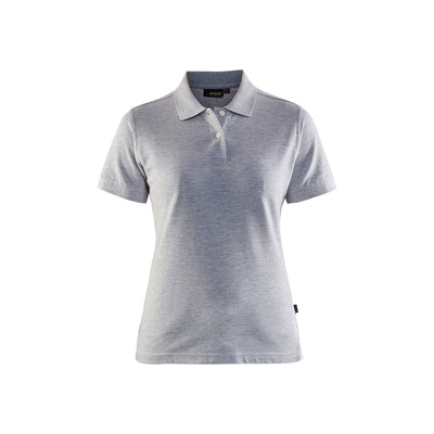 Blaklader 33071035 Work Polo Shirt Grey Melange Main #colour_grey-melange
