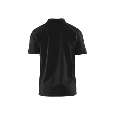 Blaklader 33241050 Work Polo Shirt Black Rear #colour_black