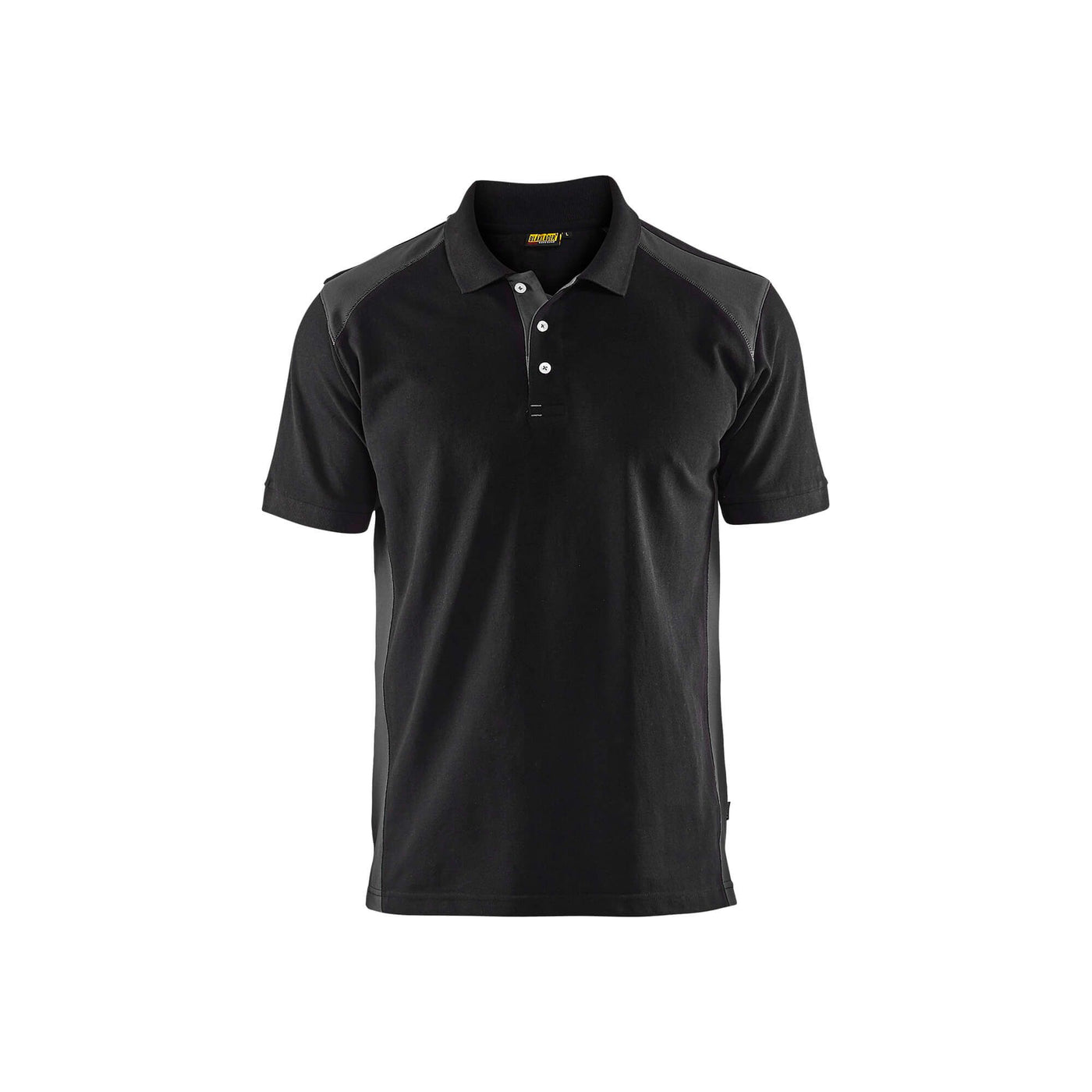 Blaklader 33241050 Work Polo Shirt Black/Dark Grey Main #colour_black-dark-grey