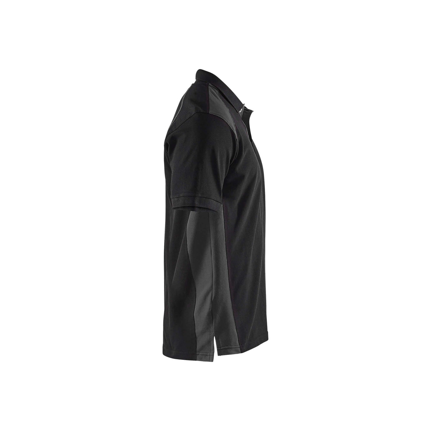 Blaklader 33241050 Work Polo Shirt Black/Dark Grey Right #colour_black-dark-grey