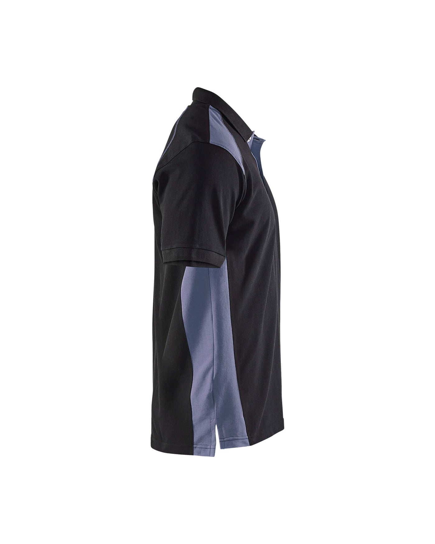 Blaklader 33241050 Work Polo Shirt Black/Grey Right #colour_black-grey