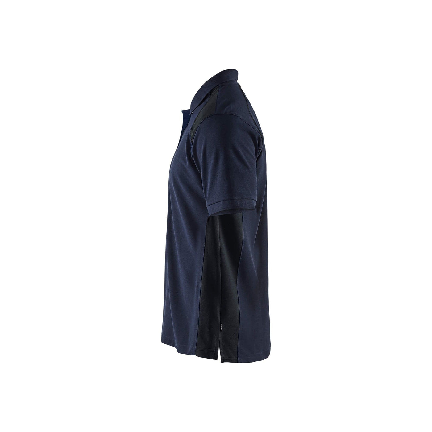 Blaklader 33241050 Work Polo Shirt Dark Navy Blue/Black Left #colour_dark-navy-black